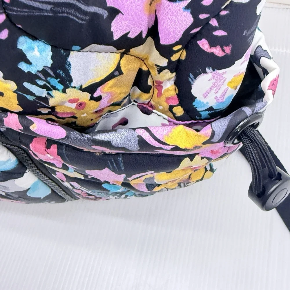 Y2K Vera Bradley Floral Laptop Backpack Whimsy Floral School College Travel Bag